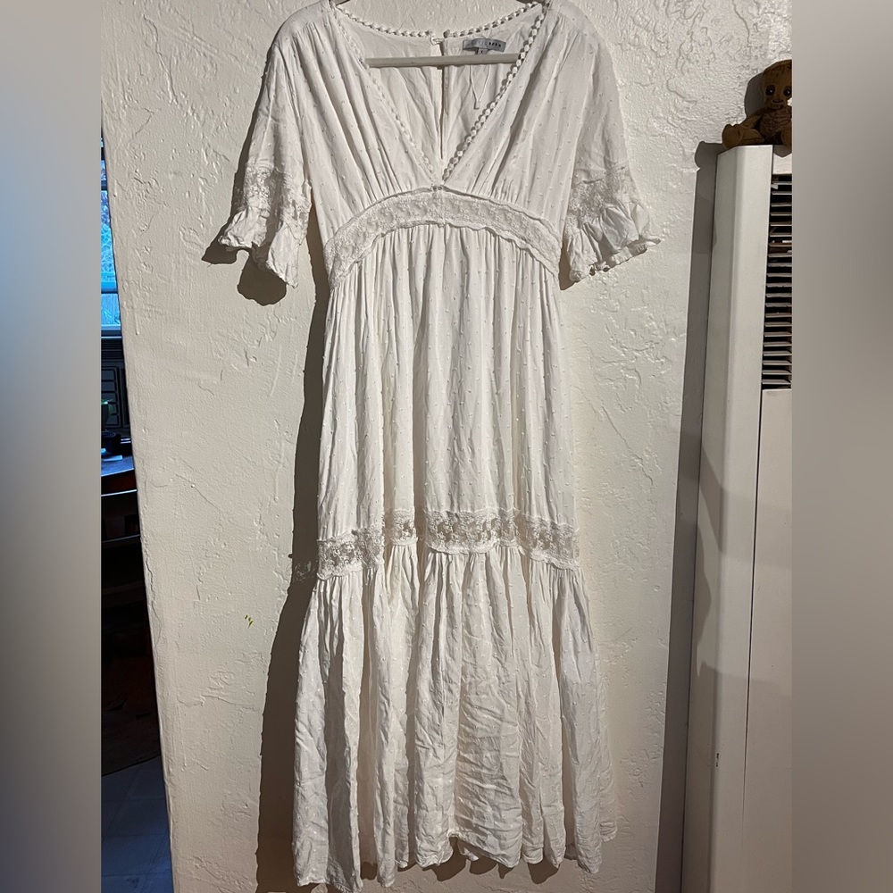 Baltic Born Large White Dress